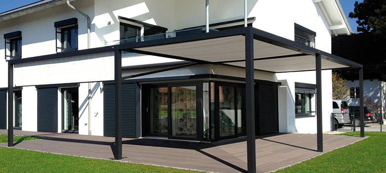 Smart Home Terrassendach QBus 2